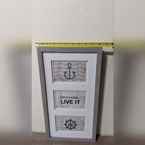 Frame picture with positive saying